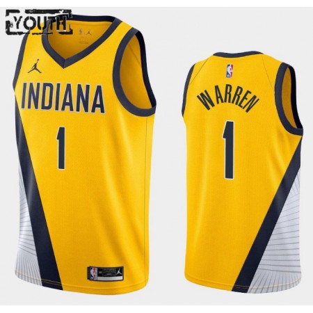 Maillot Basket Indiana Pacers T.J. Warren 1 2020-21 Jordan Brand Statement Edition Swingman - Enfant